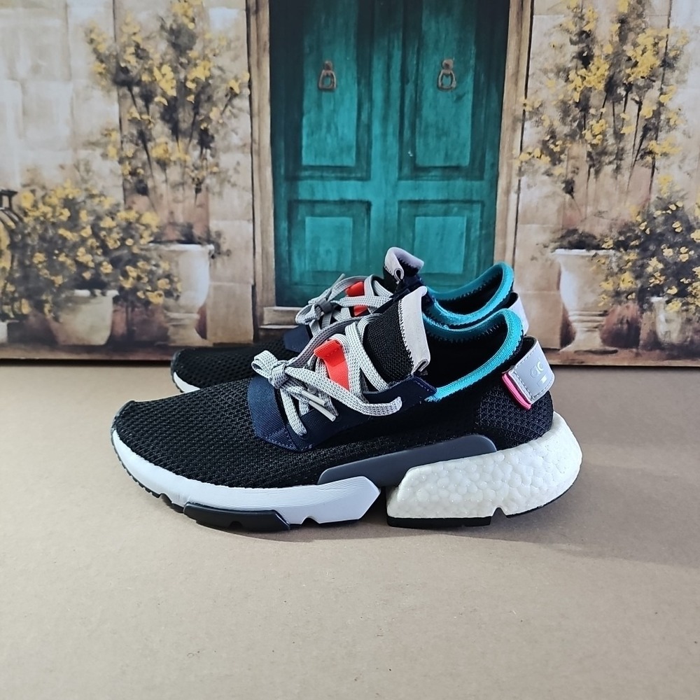 Adidas Originals POD - S 3.1 Men's 9 - B28080 Black/Black/Solar Red sneakers